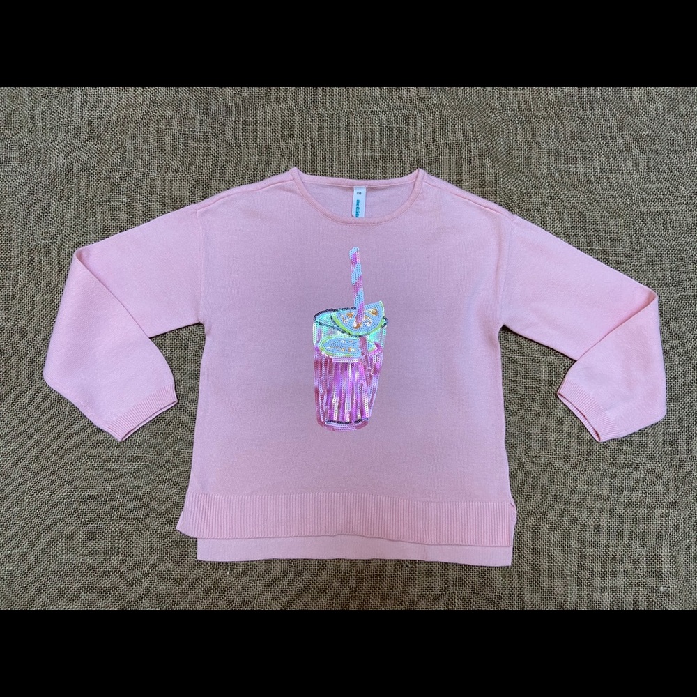NWOT NEW ACOOLA Peach Pink Lemonade Sweater 5 116